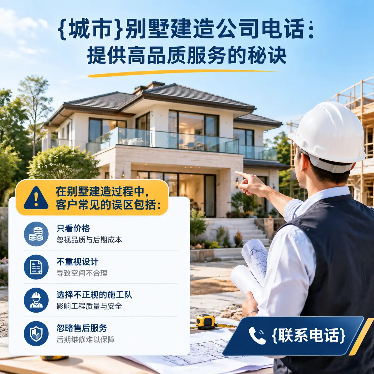 贵州别墅建造公司电话:提供高品质服务的秘诀