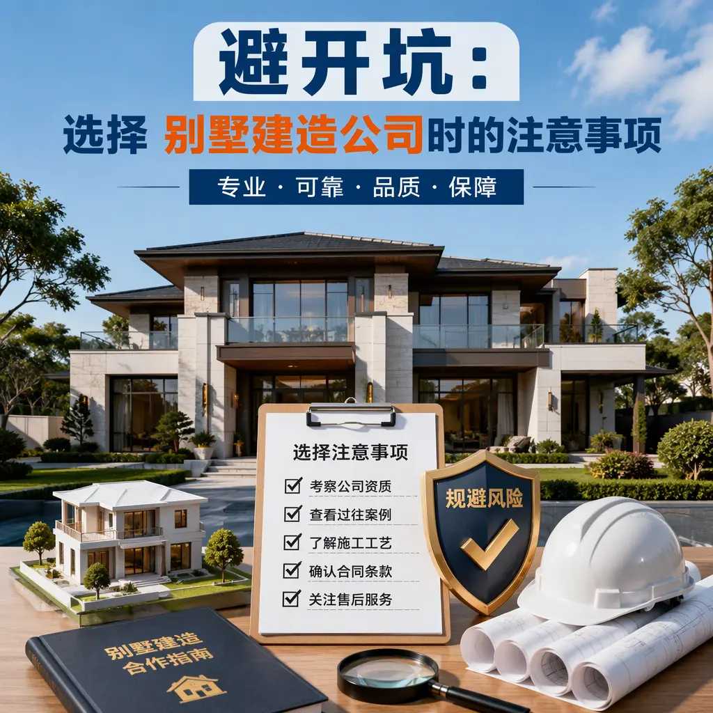 避开坑：选择 贵州 别墅建造公司时的注意事项