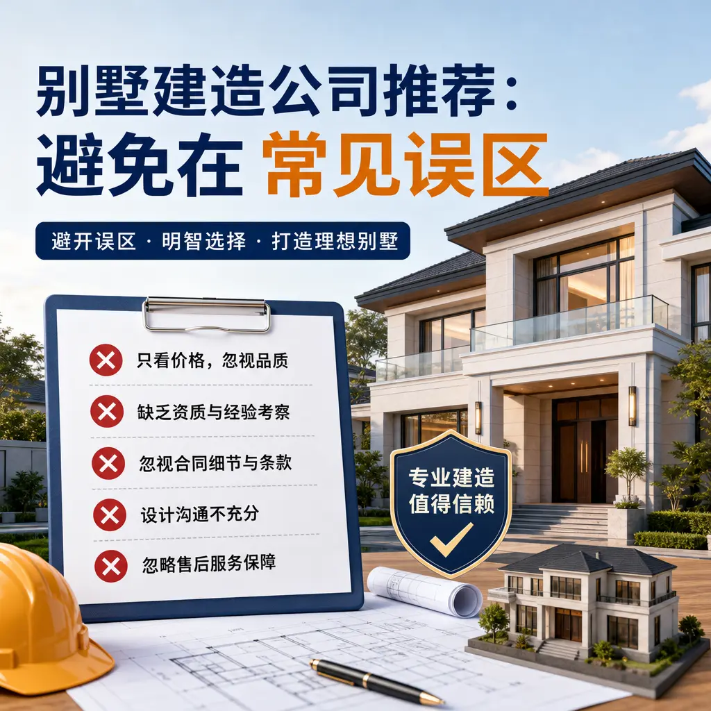 别墅建造公司推荐:避免在 贵州 的常见误区