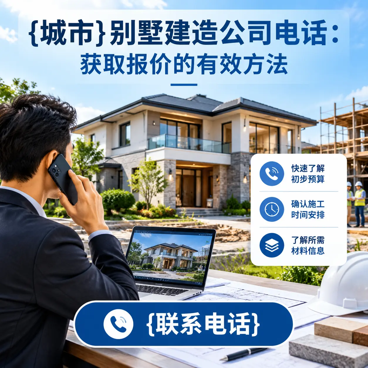贵州别墅建造公司电话:获取报价的有效方法